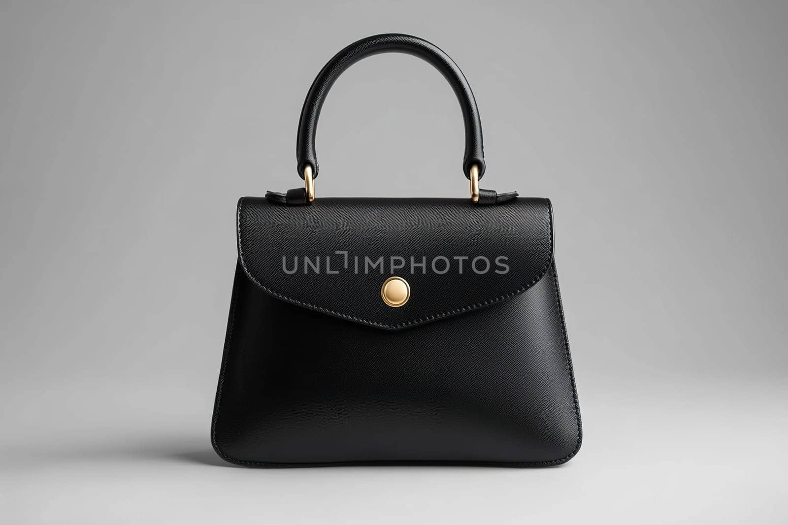 Mockup of black classic women's handbag