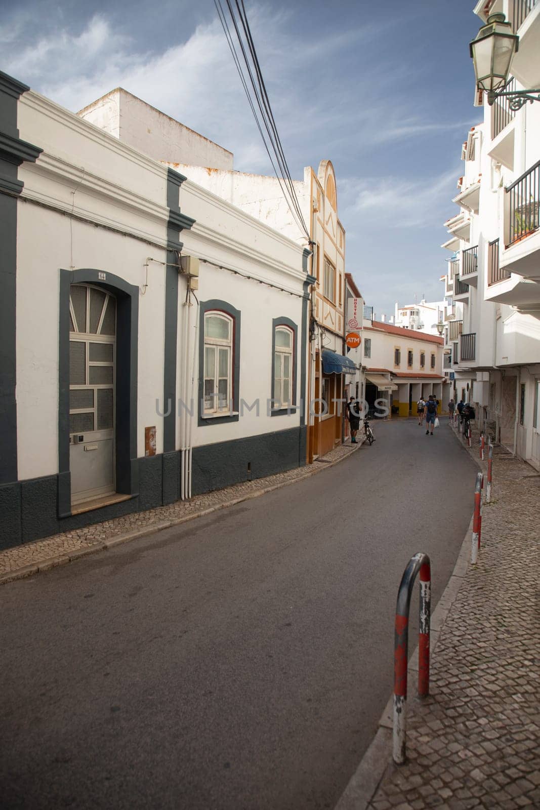 View of a street in the city of Lagos, Portugal