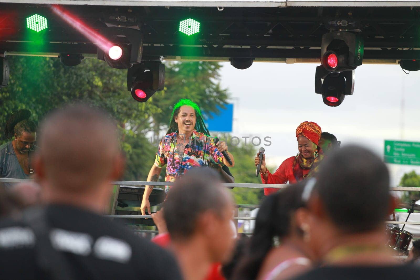 salvador, bahia, brazil - april 23, 2023: micareta party in the city of Feira de Santana.