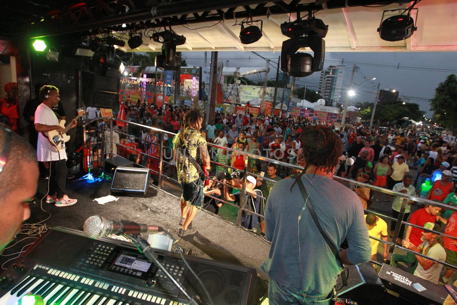 salvador, bahia, brazil - april 23, 2023: micareta party in the city of Feira de Santana.