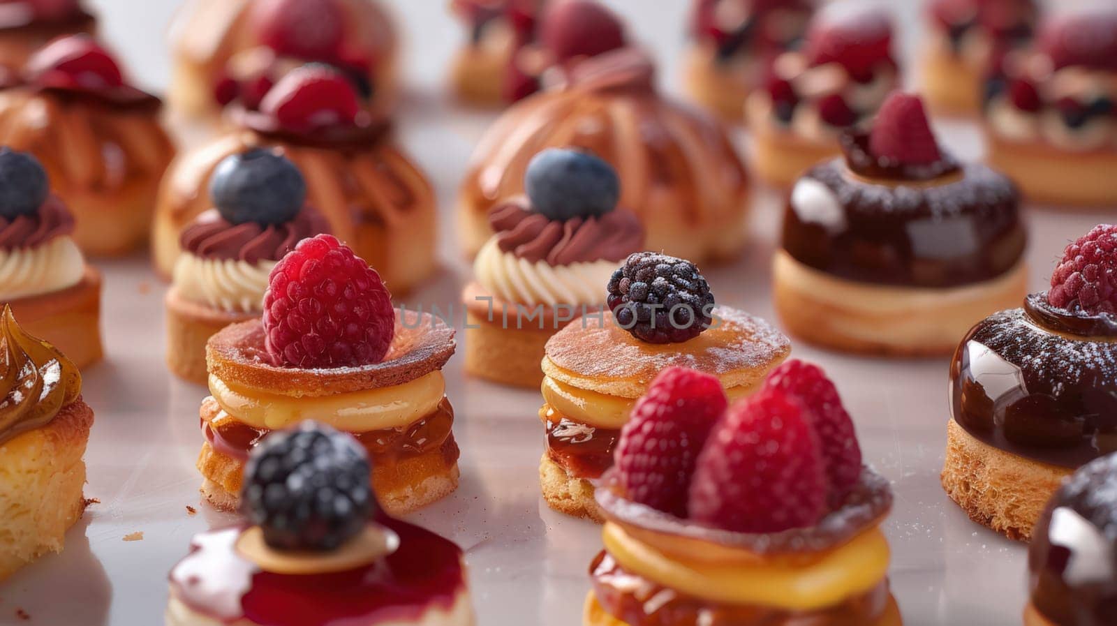 Diversity, beauty, and culinary artistry of pastries