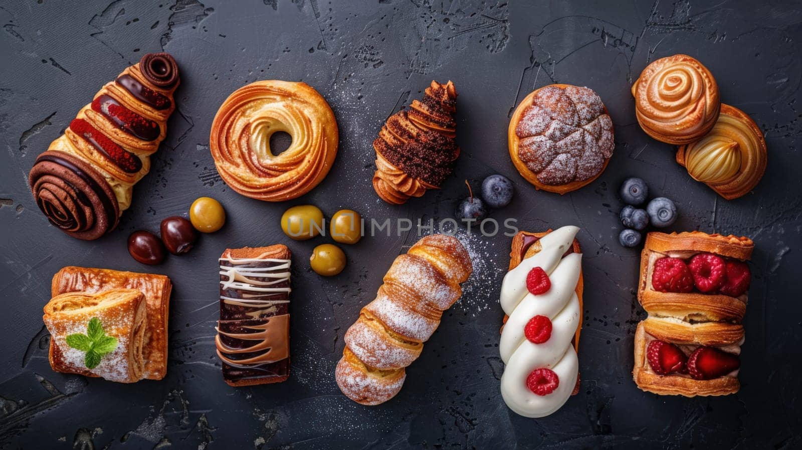 Diversity, beauty, and culinary artistry of pastries