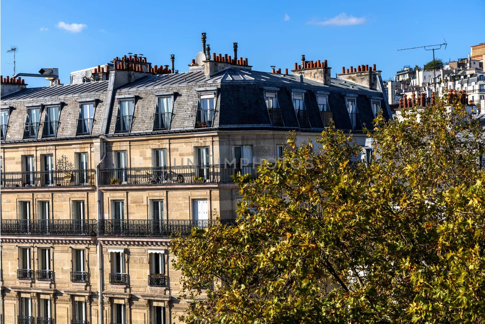 Old and expensive residential building in Paris, France. High quality photo