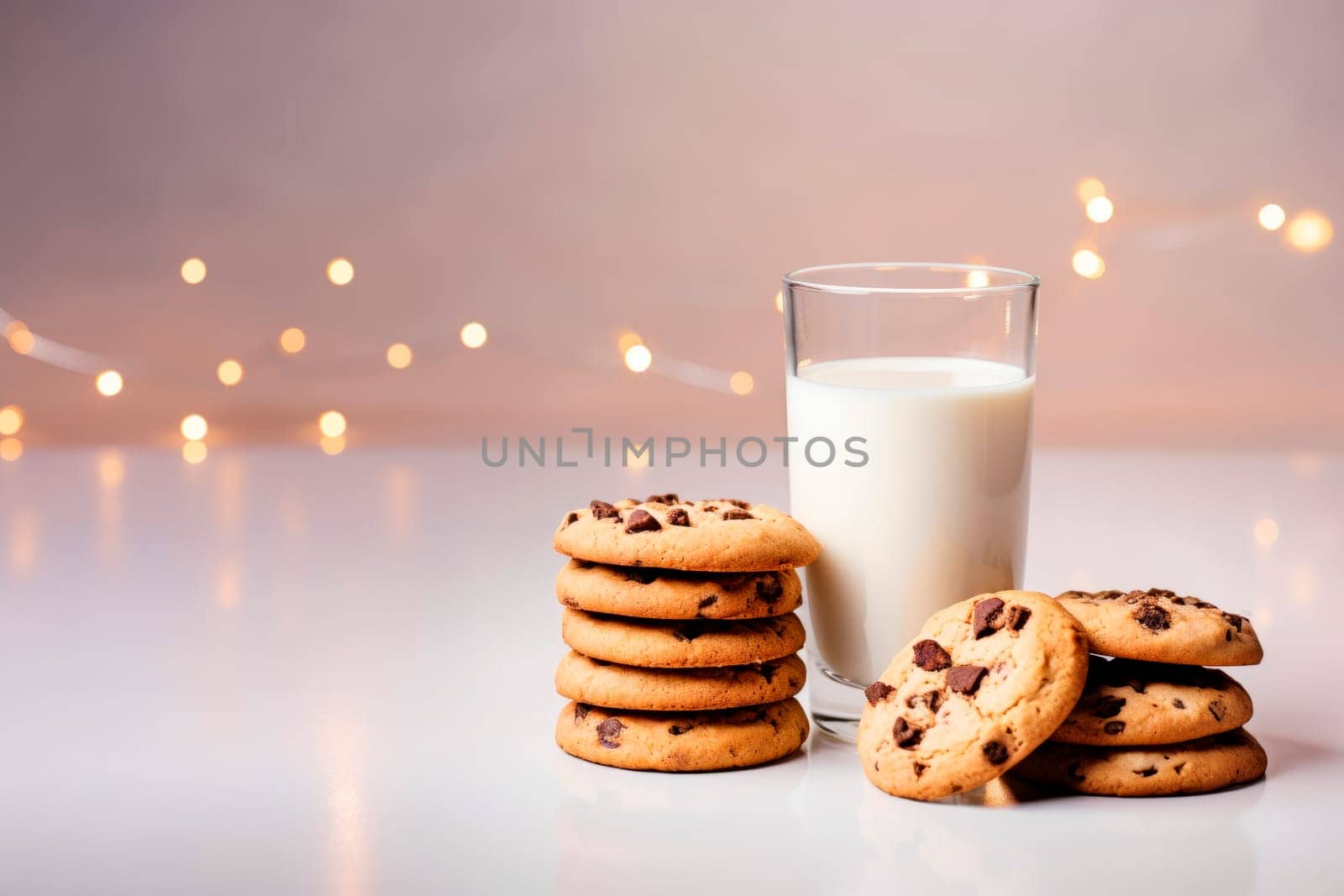 Treats for Santa Claus - milk and cookies.