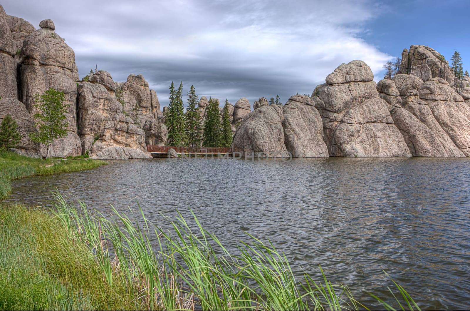 The rocky landscape surrounding the famous Sylvan Lake near Custer, South Dakota.
