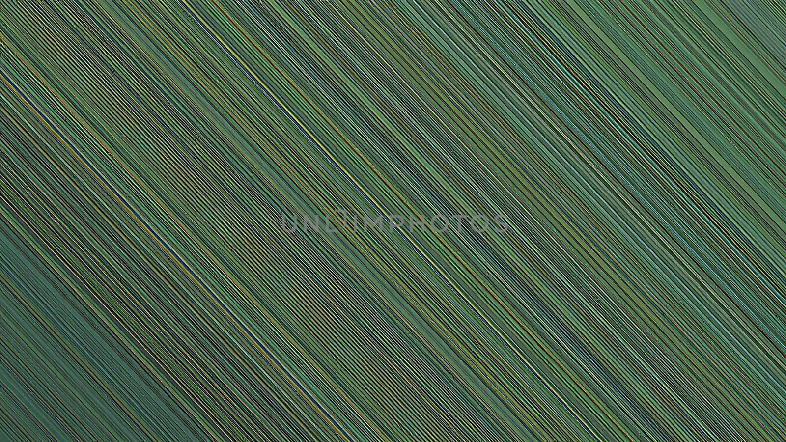 This high-resolution image showcases a captivating abstract texture composed of fine, diagonal lines in varying shades of green. The subtle variations in color and line thickness create a visually appealing and dynamic pattern. The image's rich, earthy tones provide a sophisticated feel, suitable for a range of applications. This texture is ideal for use as a background in website design, presentations, brochures, or as a design element in print and digital projects. The image's clean lines and rich color make it an excellent choice for adding visual interest and depth to your creative projects. Download now and enhance your designs with this unique textured background.