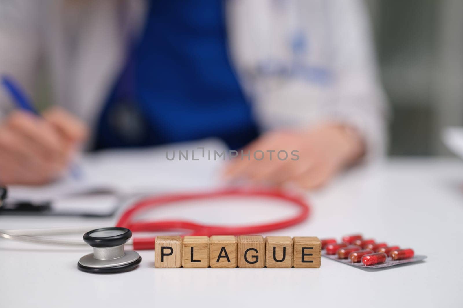 We explore plague through medical visuals highlighting awareness and current effective treatment options