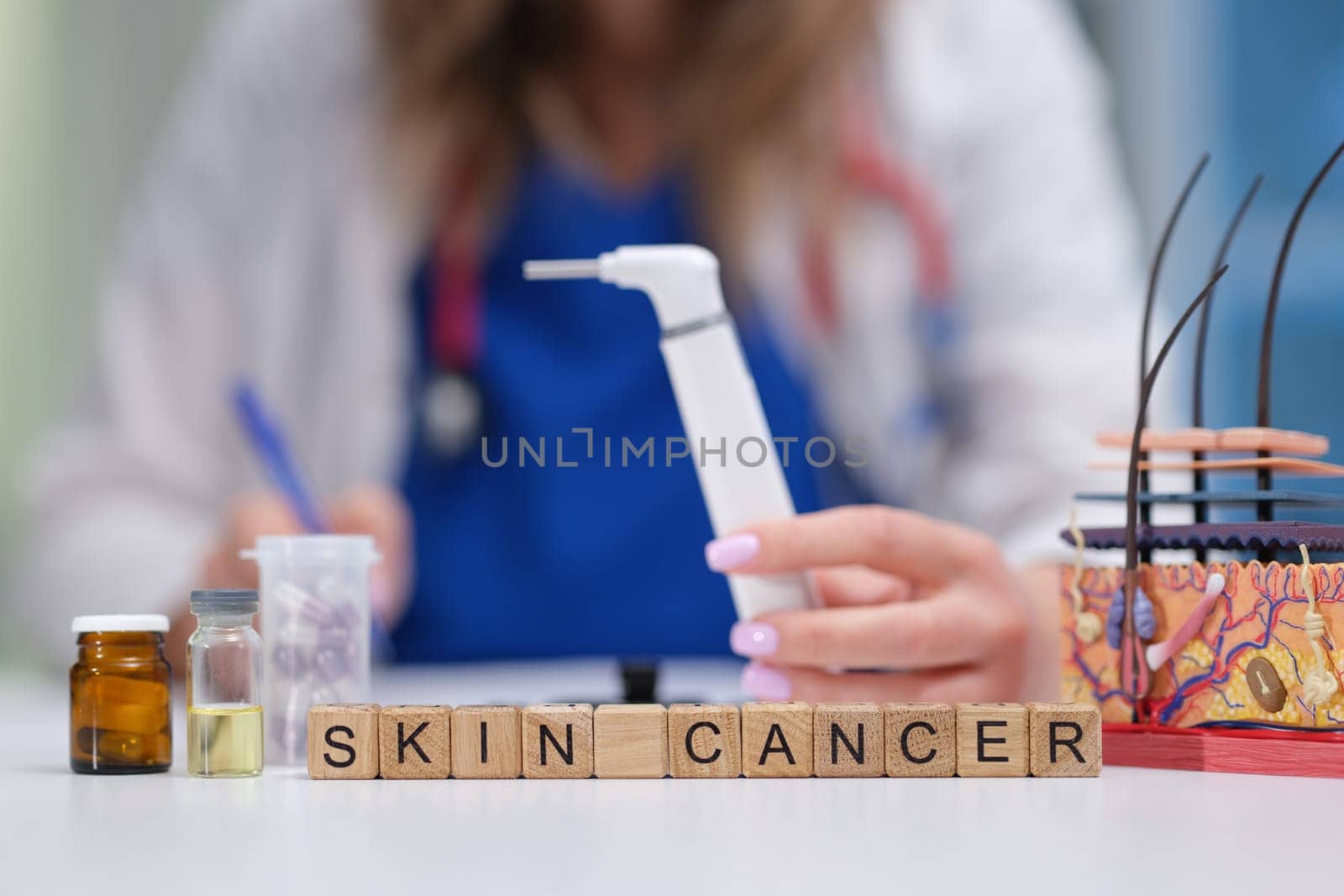 Focus on skin cancer using tools and visuals to enhance awareness, education, and research initiatives