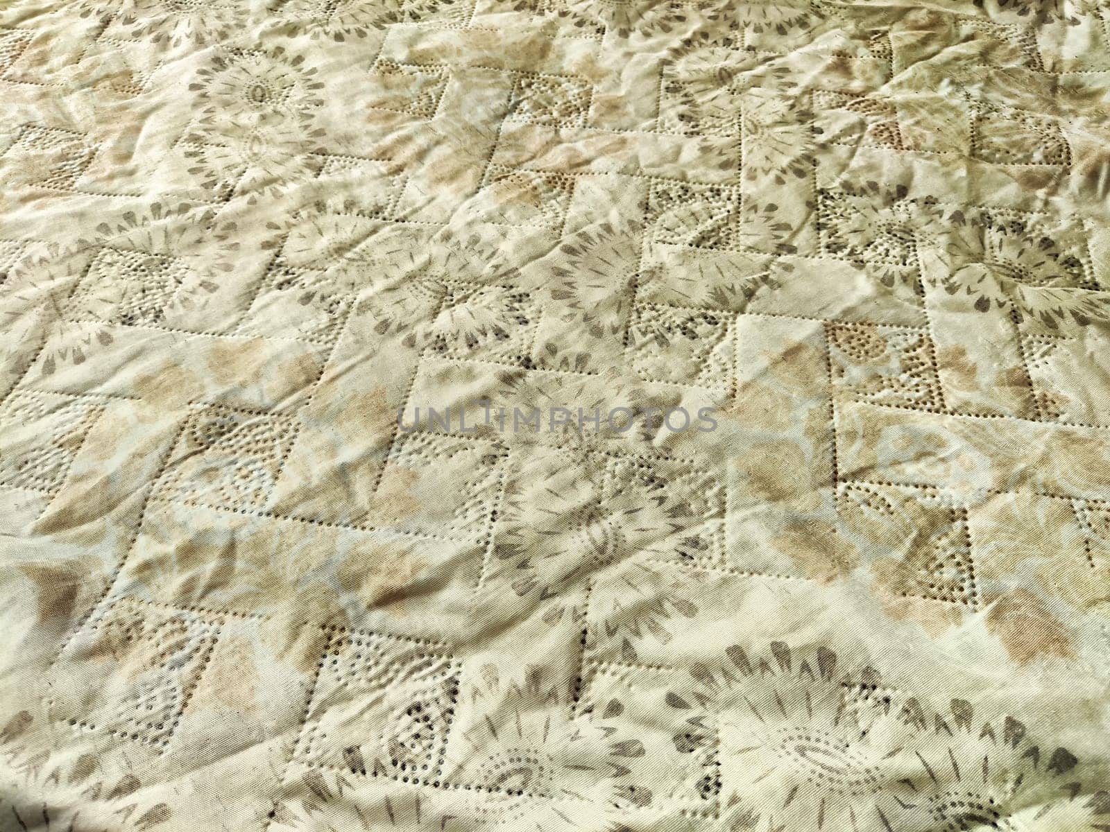 Delicate fabric featuring a unique texture and pattern suitable for creating elegant backgrounds with ample copy space.