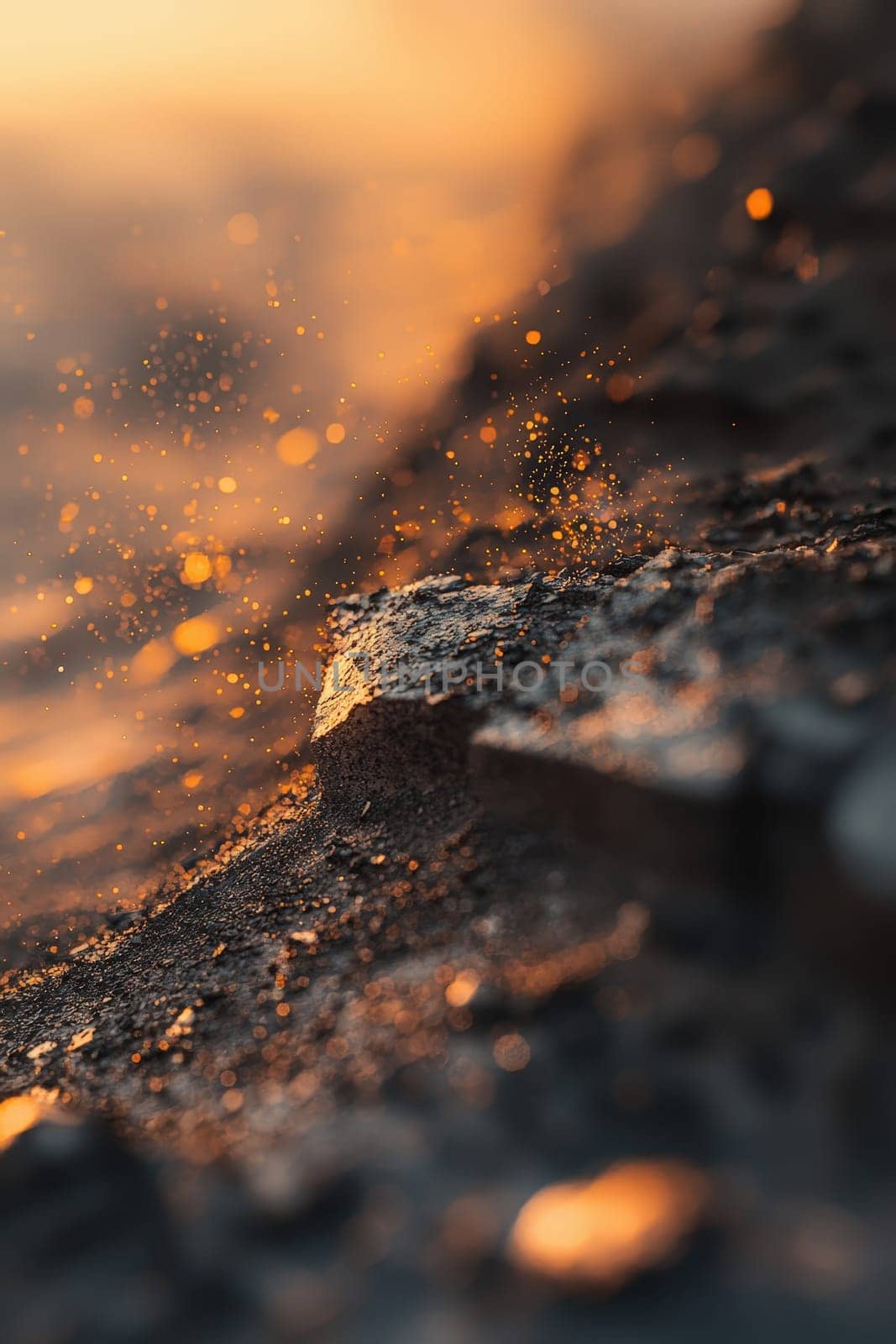 Close up of a pyramid in Egypt. Selective focus.