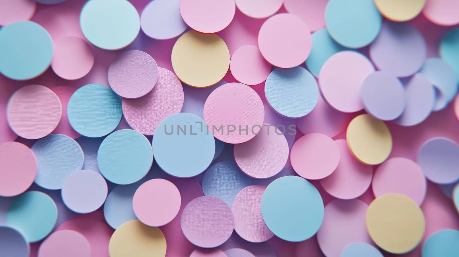 background of colorful circles. Selective focus.