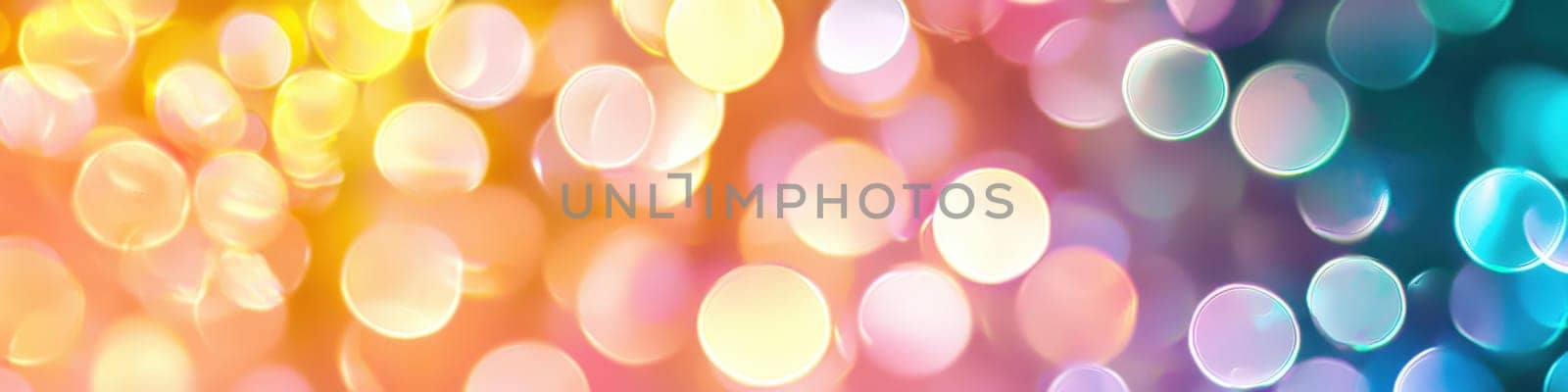 background of colorful circles. Selective focus.