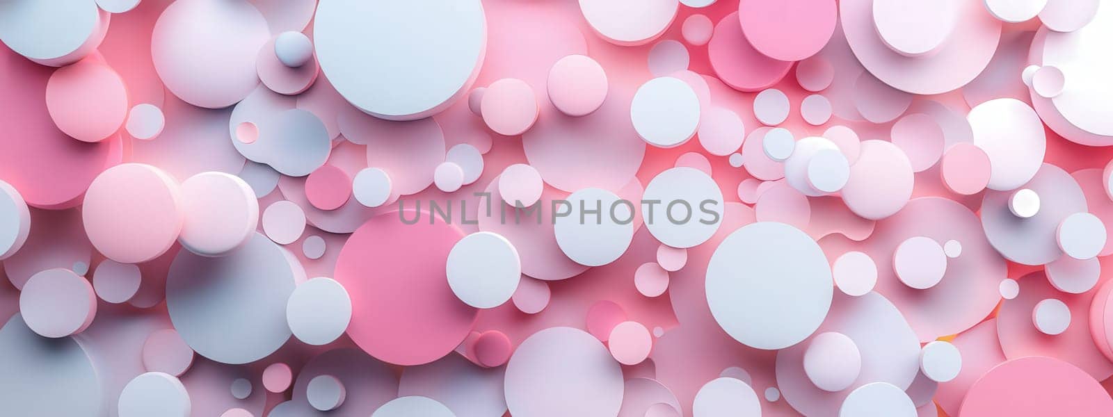 background of colorful circles. Selective focus.