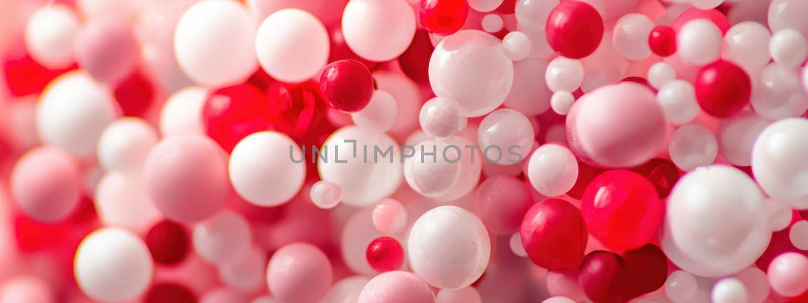 background of colorful circles. Selective focus.