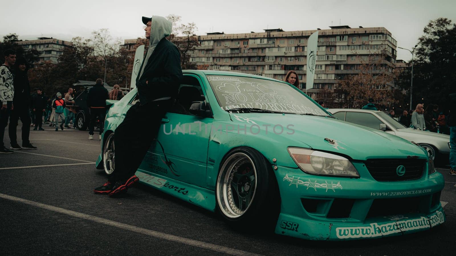 KyivCarFest car show, Ukraine, Kyiv, Retrovyl shopping mall, 20 October 2023. High quality photo