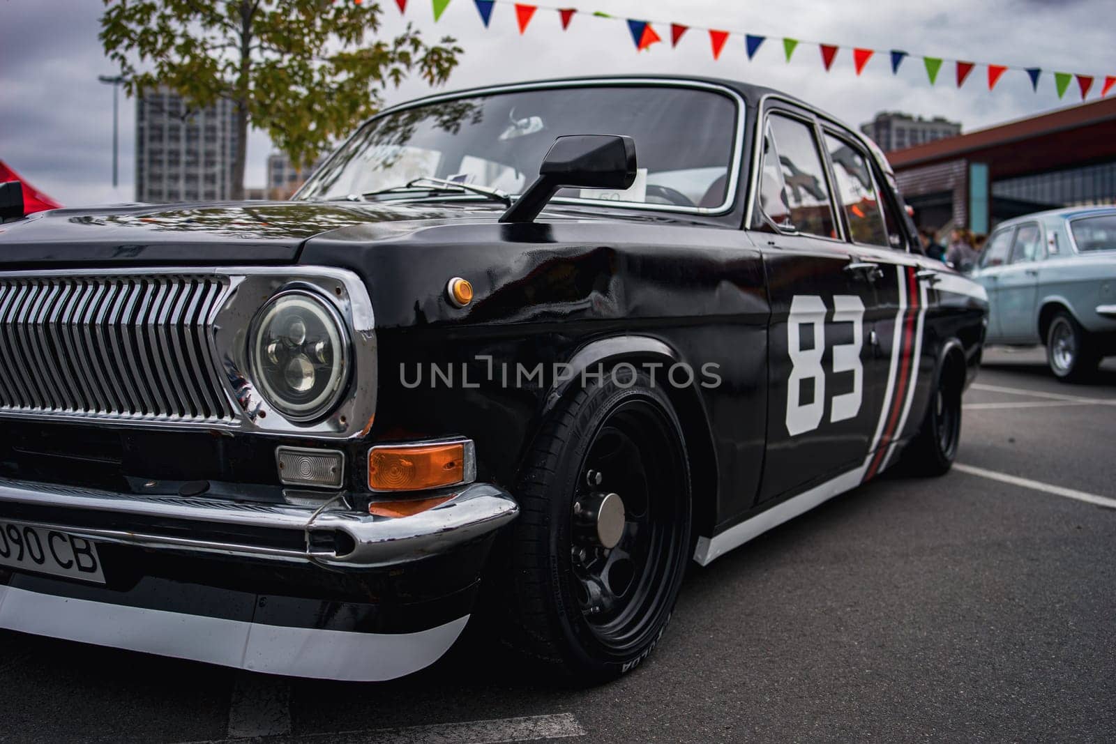 KyivCarFest car show, Ukraine, Kyiv, Retrovyl shopping mall, 20 October 2023. High quality photo