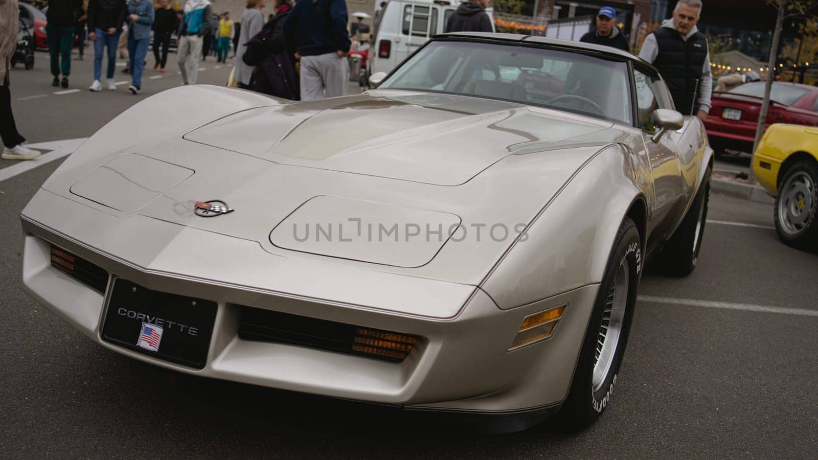 KyivCarFest car show, Ukraine, Kyiv, Retrovyl shopping mall, 20 October 2023. High quality photo
