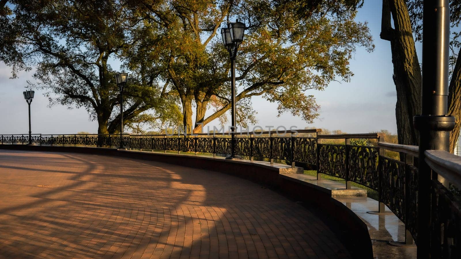 city autumn landscape. High quality photo