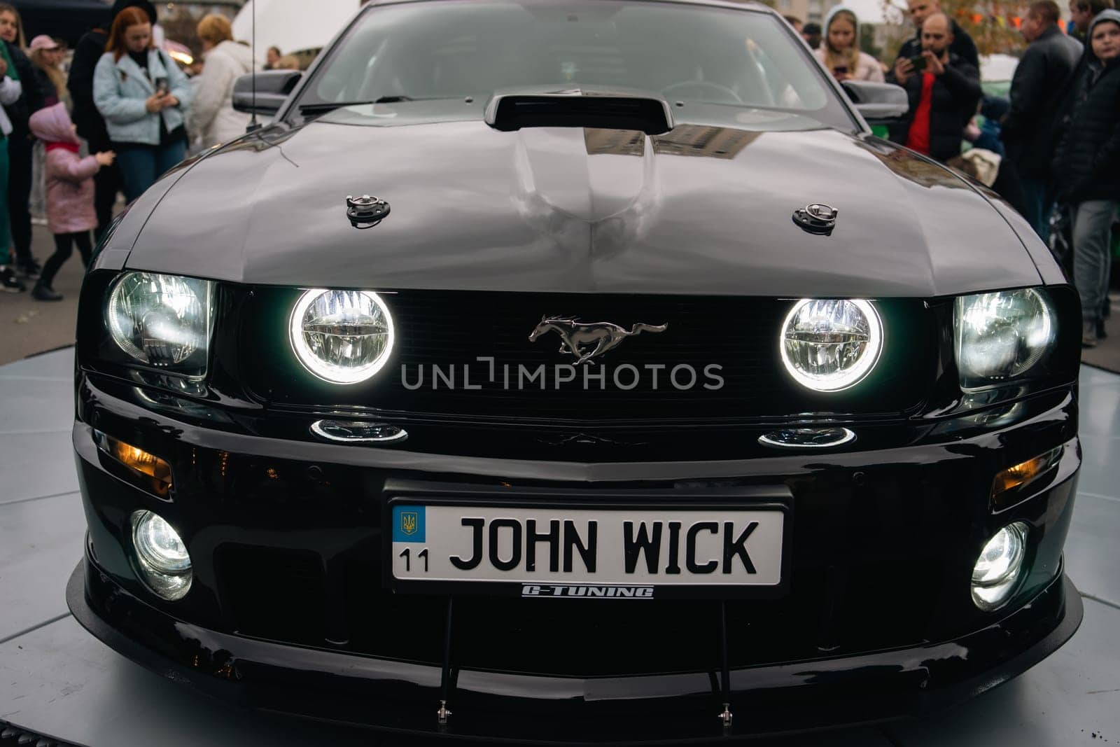 KyivCarFest car show, Ukraine, Kyiv, Retrovyl shopping mall, 20 October 2023. High quality photo
