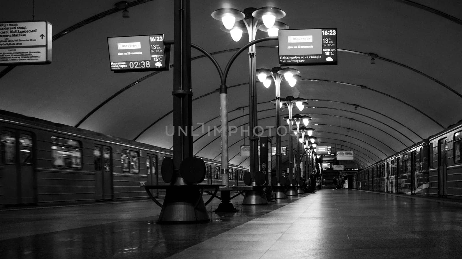 Subway systems in kiev. High quality photo