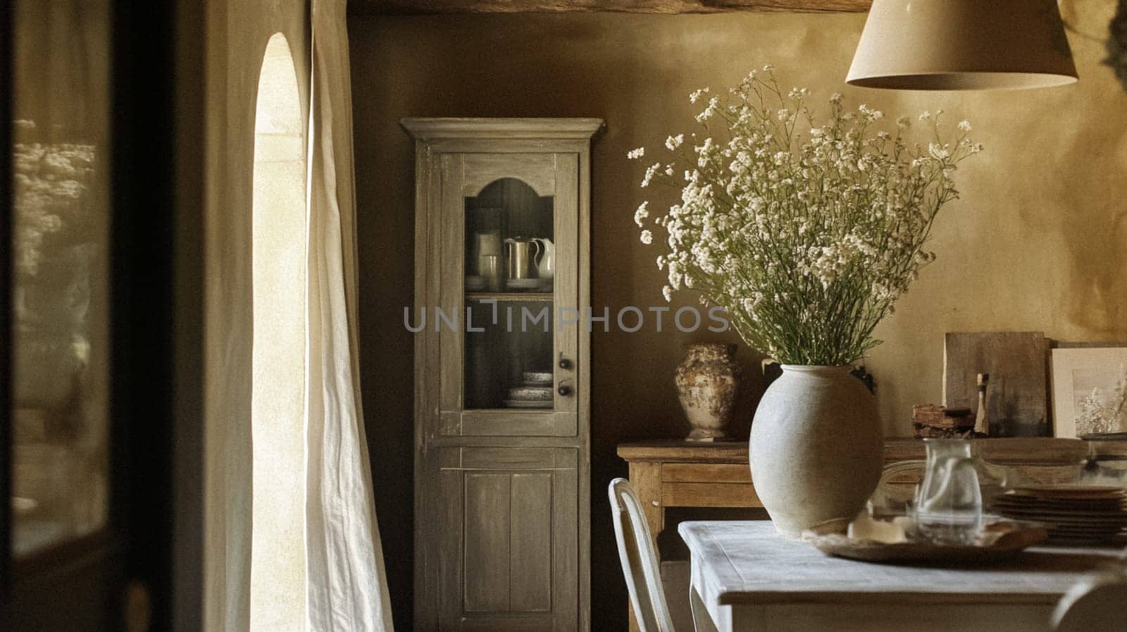 Country cottage decor, Cotswolds style interior design, furniture and home decor in elegant English country house style idea
