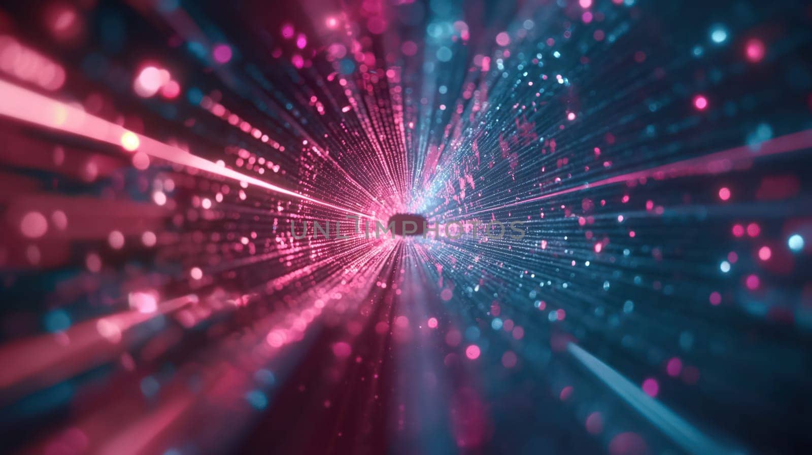 Futuristic glow neon abstract tech background. Generative AI design