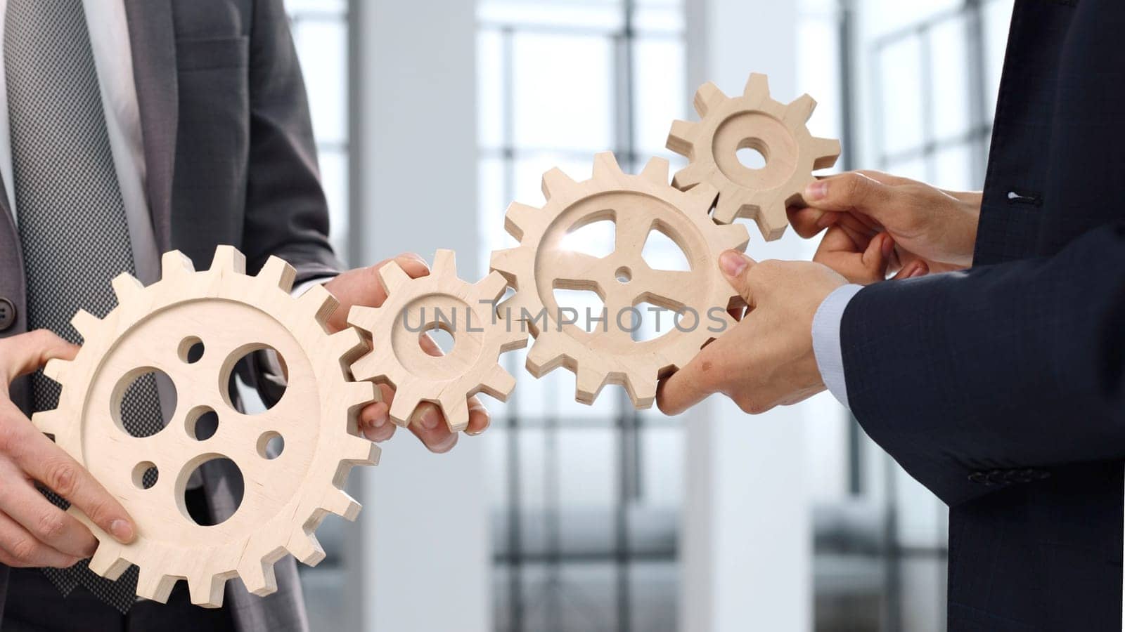 A gears, a cooperation and teamwork, complex mechanism.