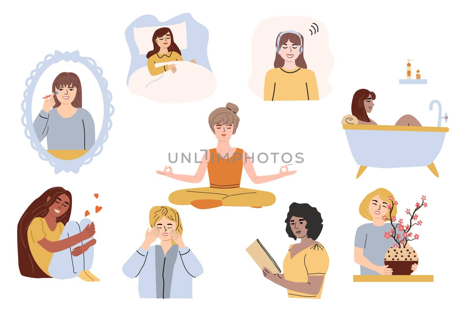 Self love and wellness practices for women in daily life.
