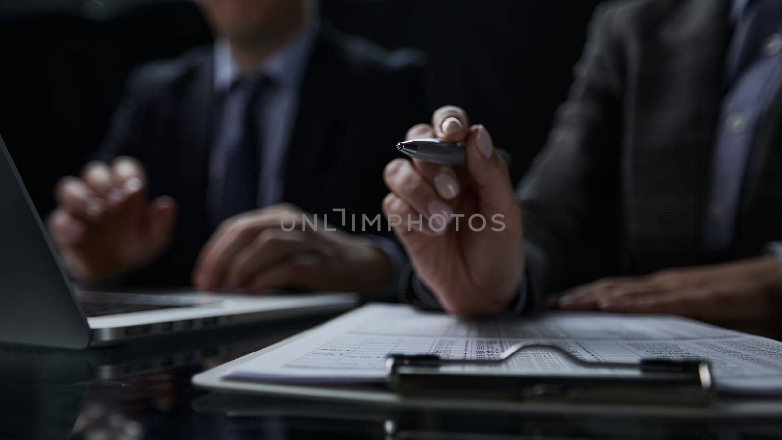 completing a business company personal information checklist form.