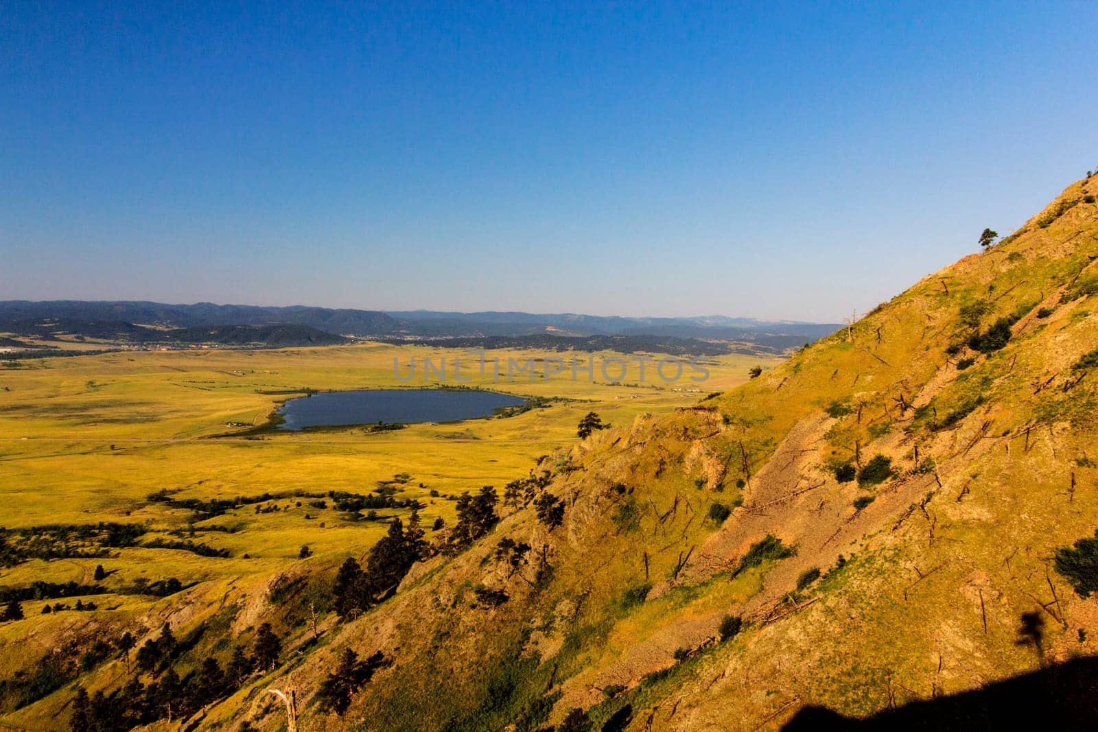 Views at Bear Butte State Park, South Dakota in Summer