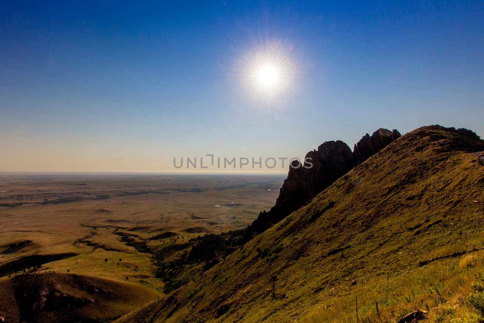 Views at Bear Butte State Park, South Dakota in Summer