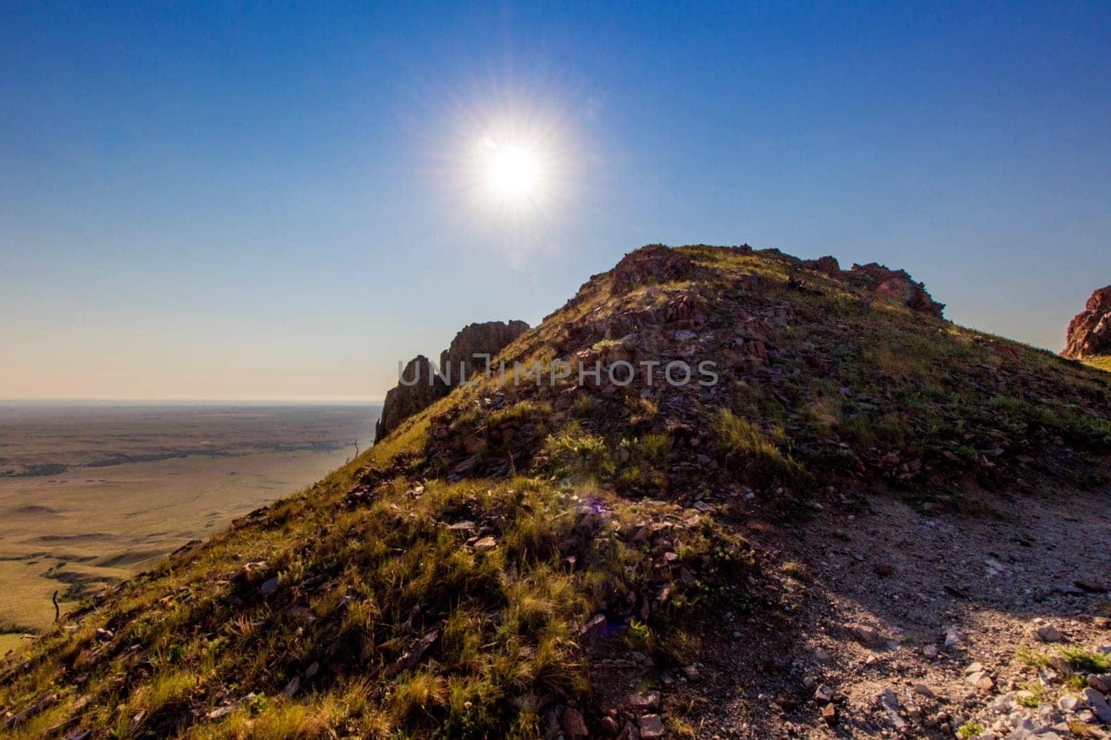 Views at Bear Butte State Park, South Dakota in Summer