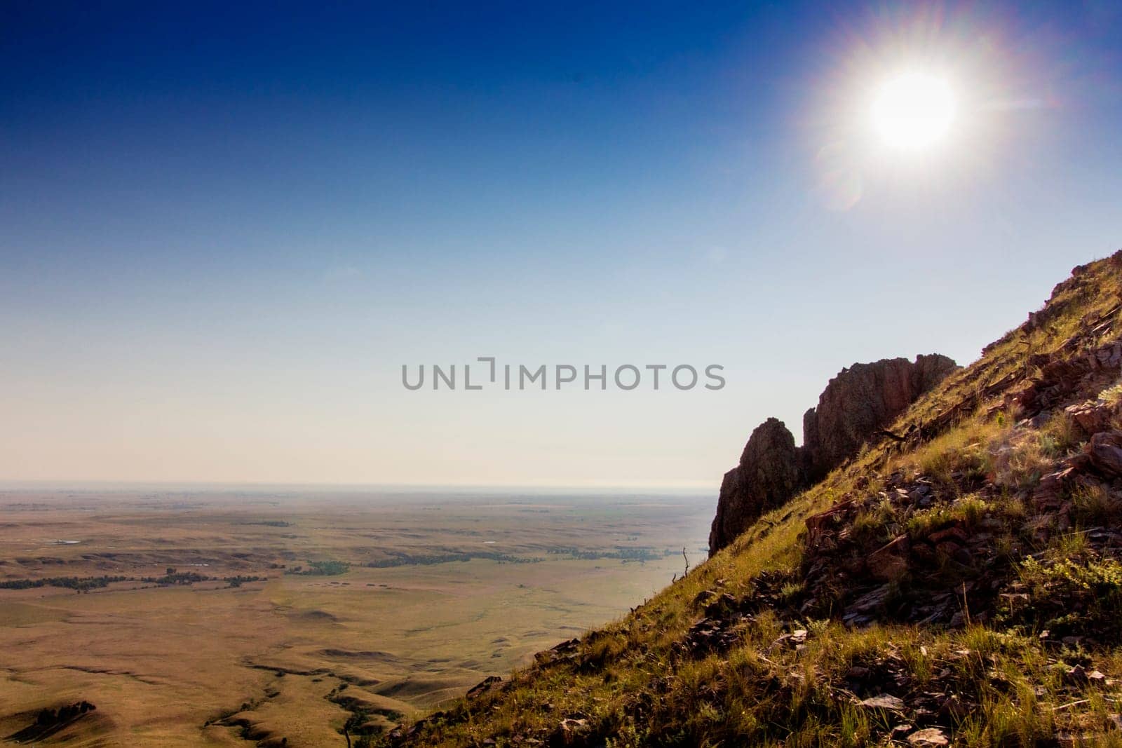Views at Bear Butte State Park, South Dakota in Summer