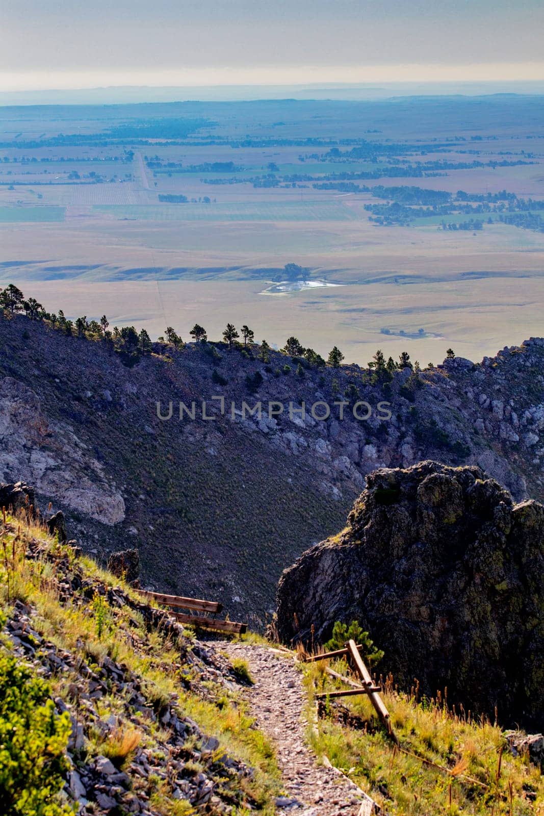 Views at Bear Butte State Park, South Dakota in Summer