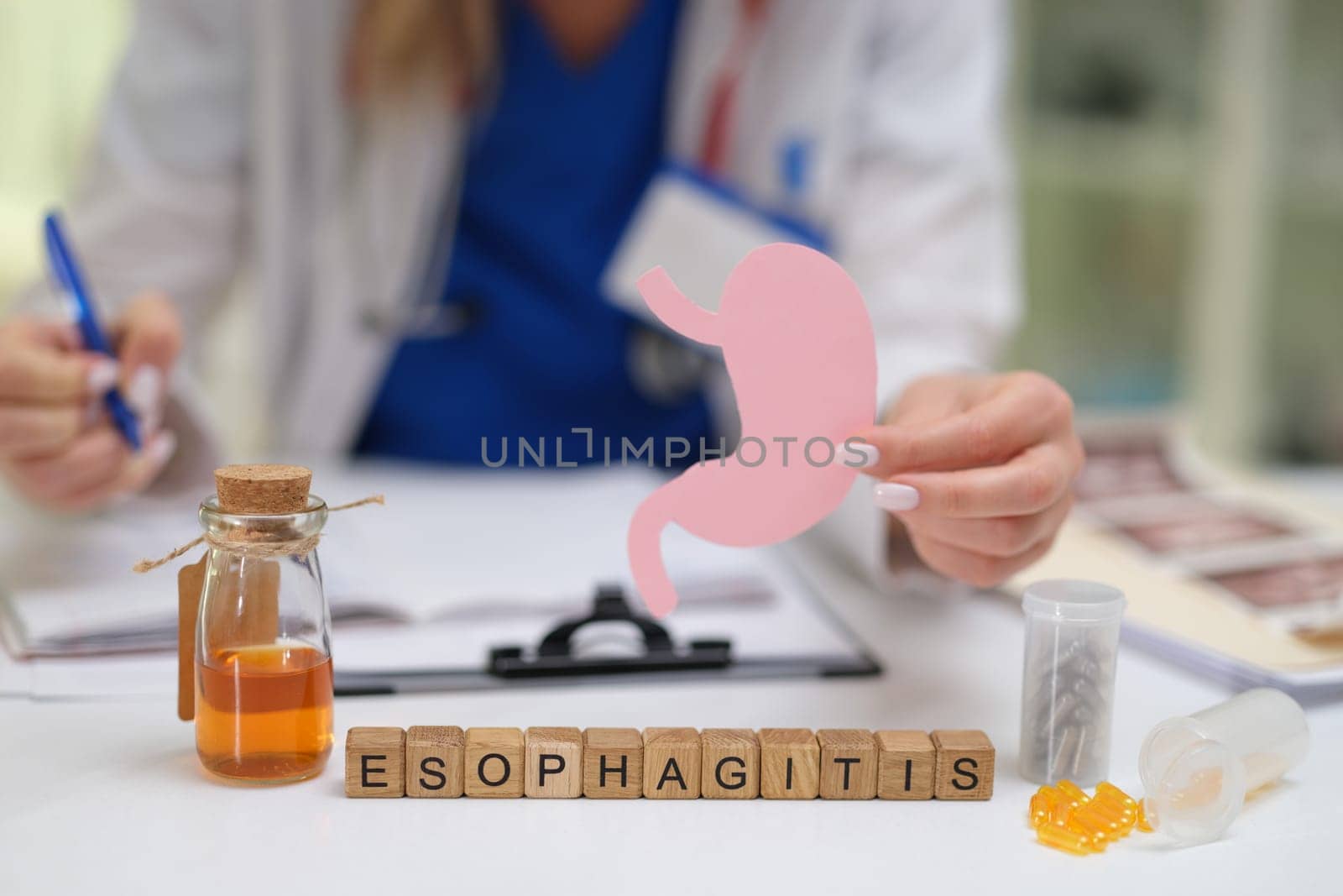 Explore esophagitis its causes, symptoms, and effective treatments in this informative medical image