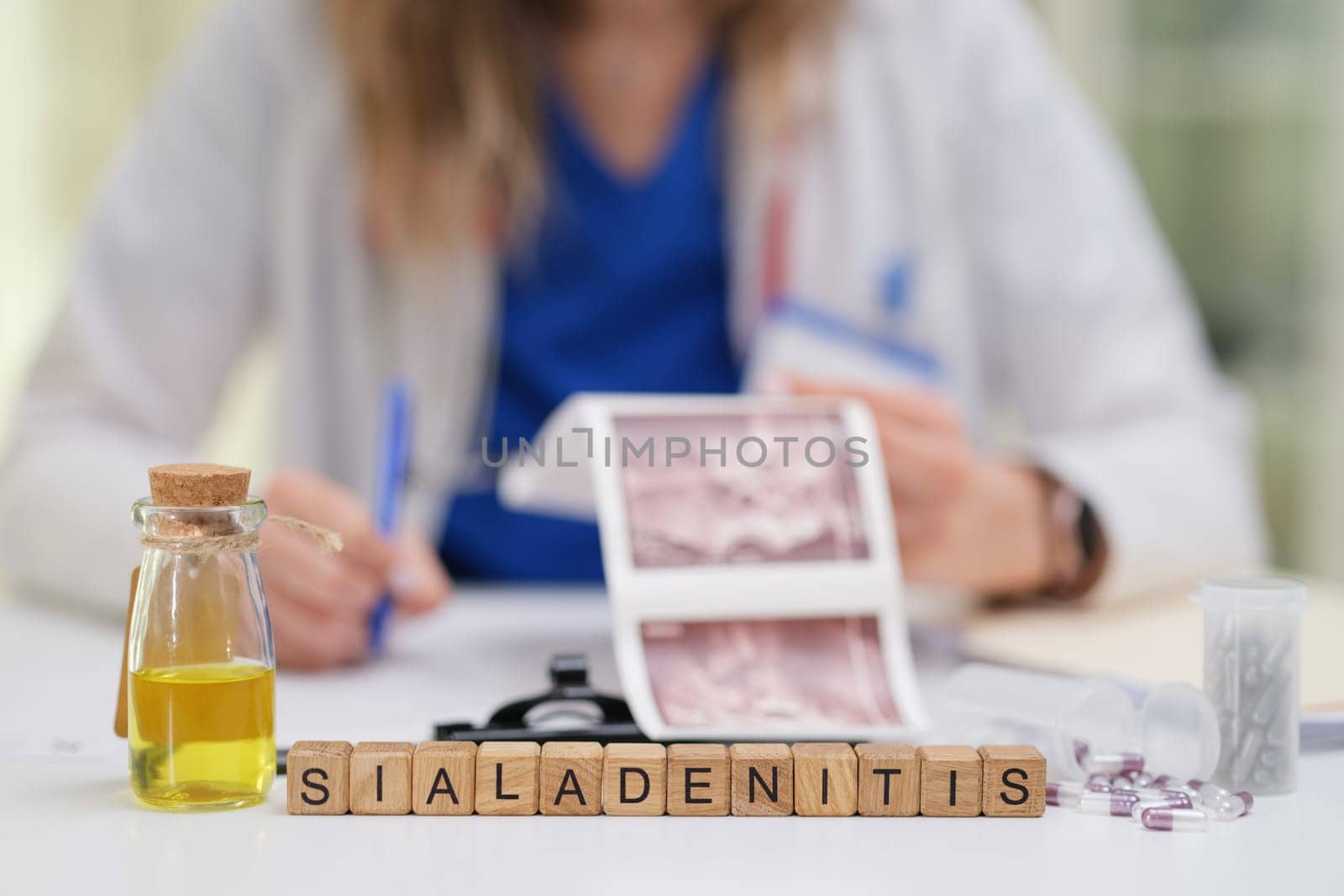 Explore the medical assessment and treatment options for sialadenitis including relevant medications.