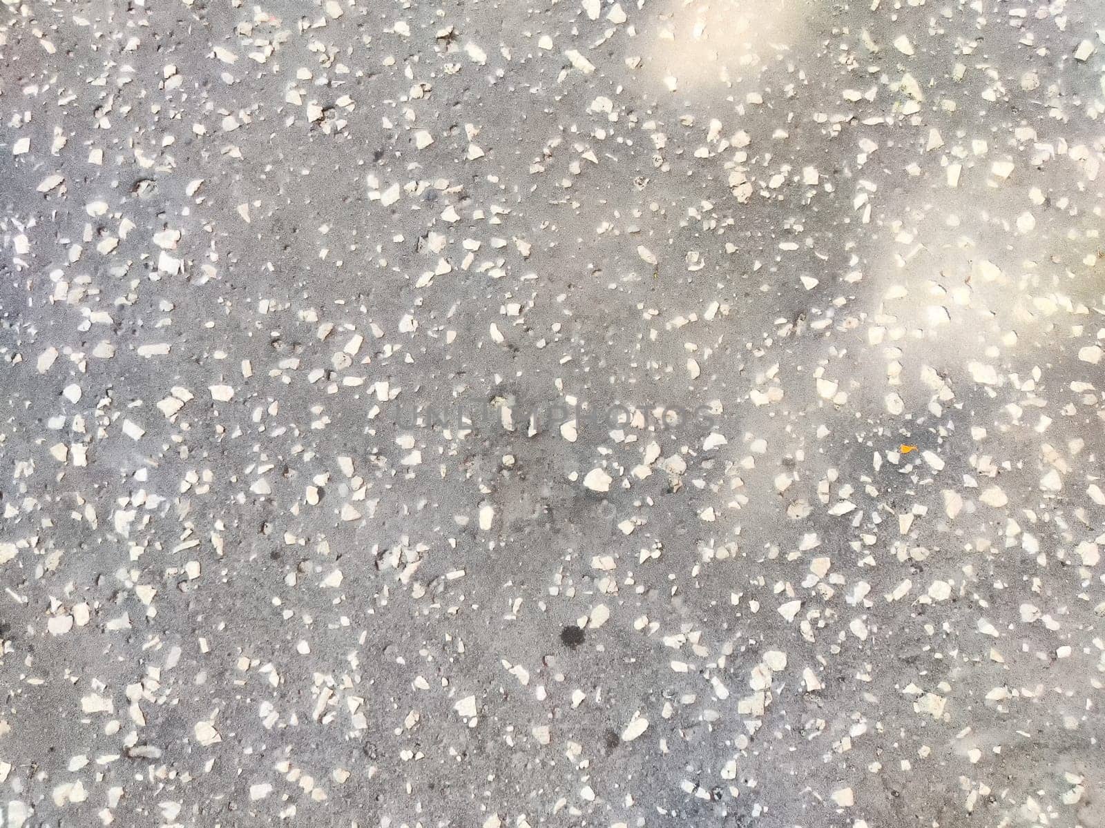 A close-up view of a gray textured surface scattered with small white and light-colored particles, ideal for adding text or graphics.