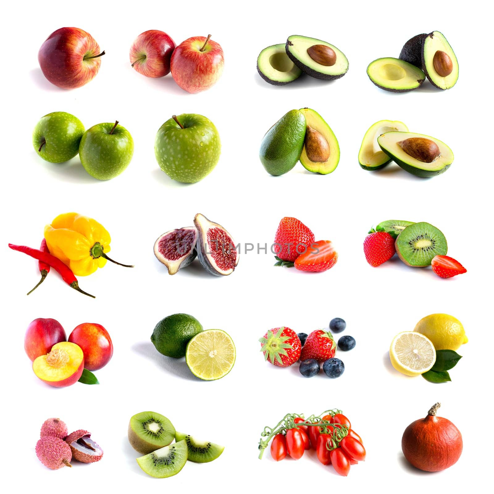 Fresh fruit set