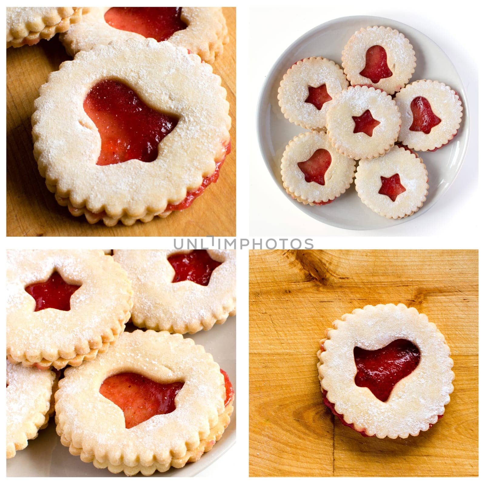 Jelly christmas cookies