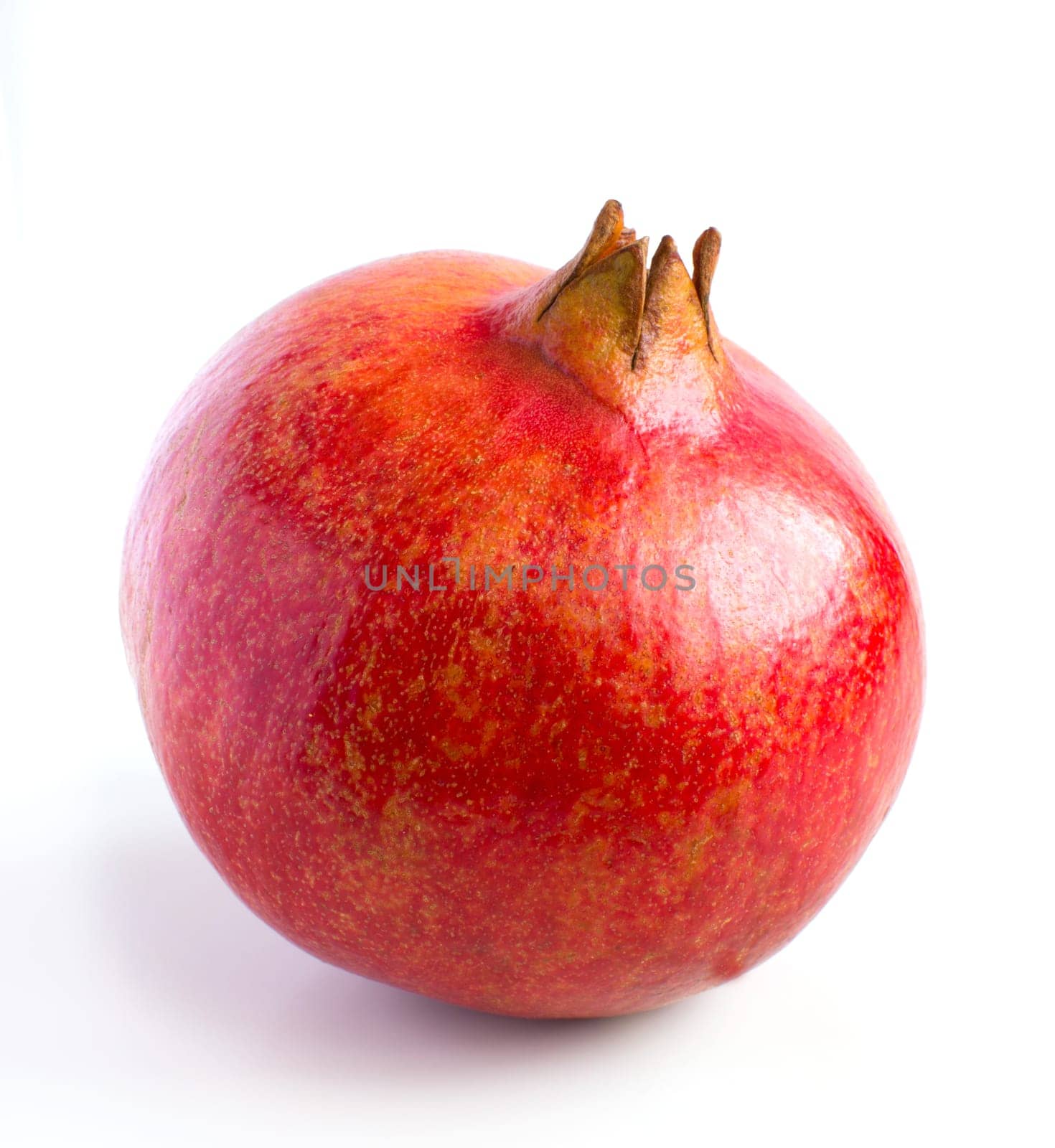 Pomegranate isolated on white background