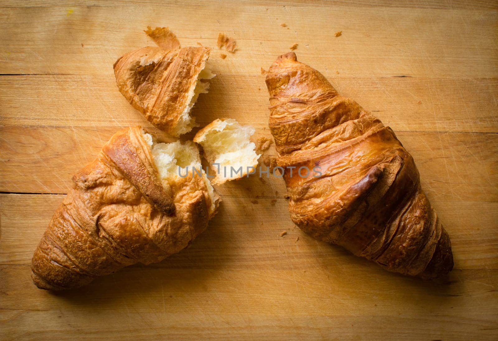 Fresh and tasty croissant