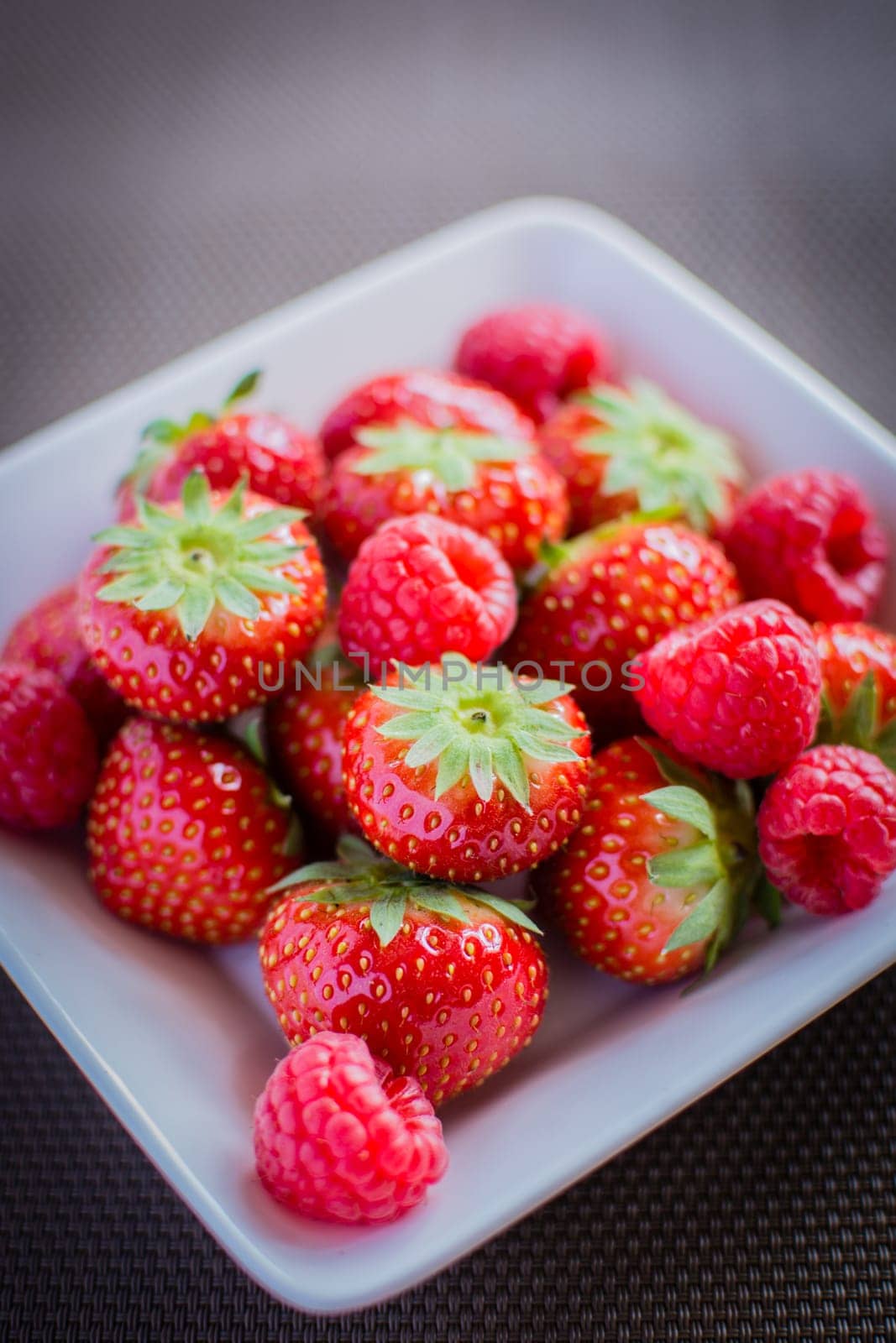Strawberries, raspberries