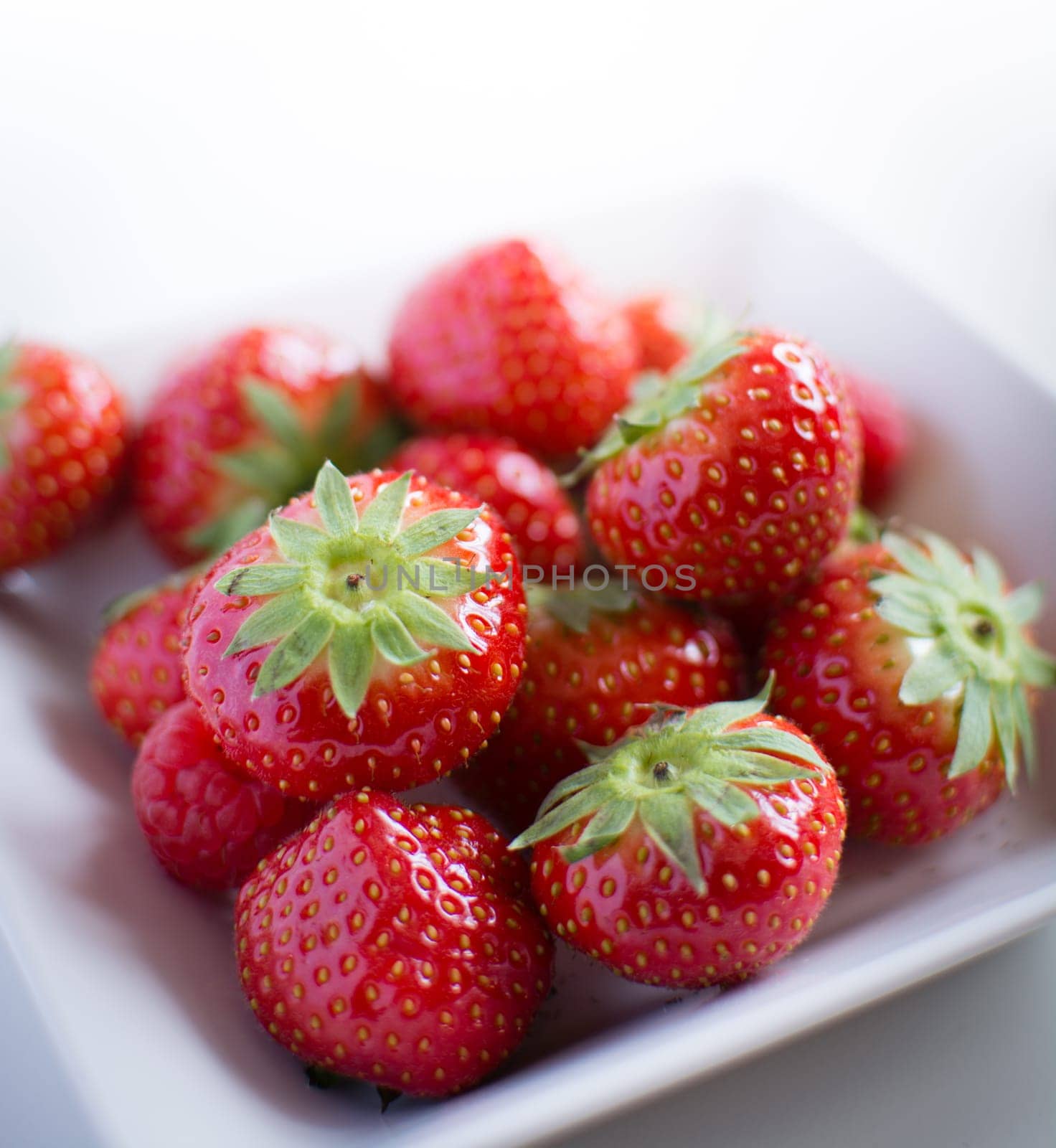 Strawberries, raspberries