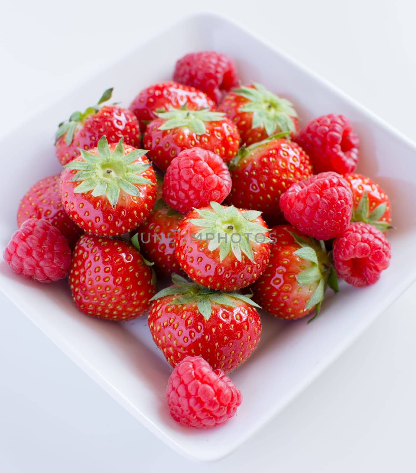 Strawberries, raspberries
