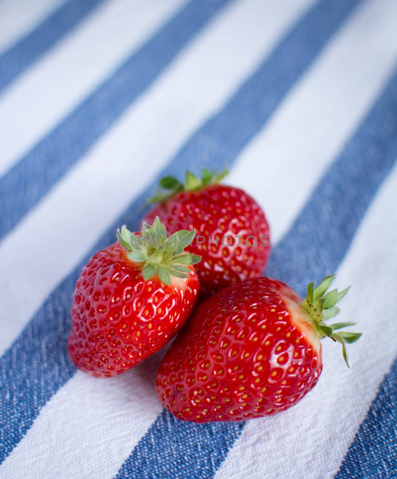 Beautiful fresh strawberries