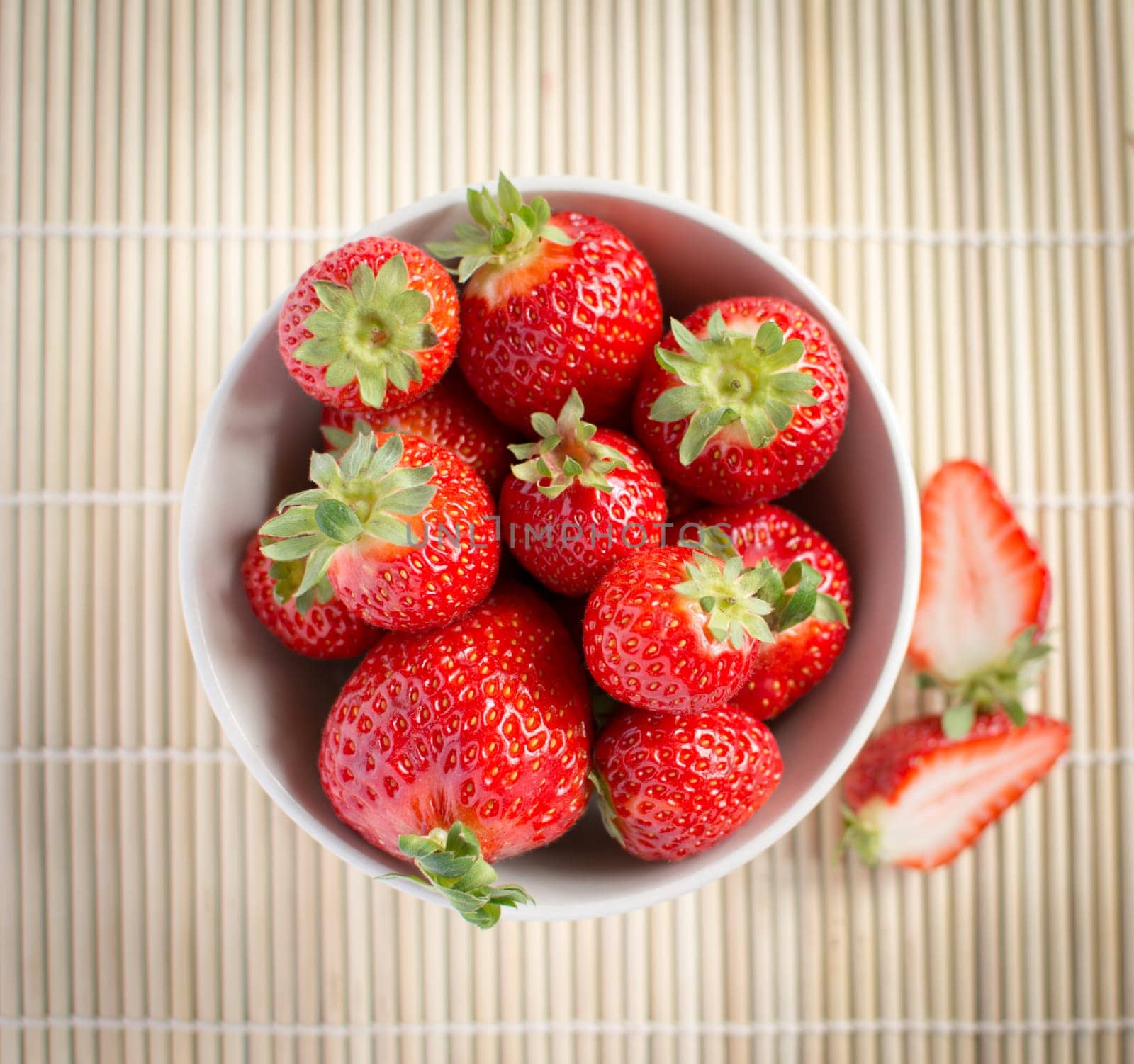 Beautiful fresh strawberries