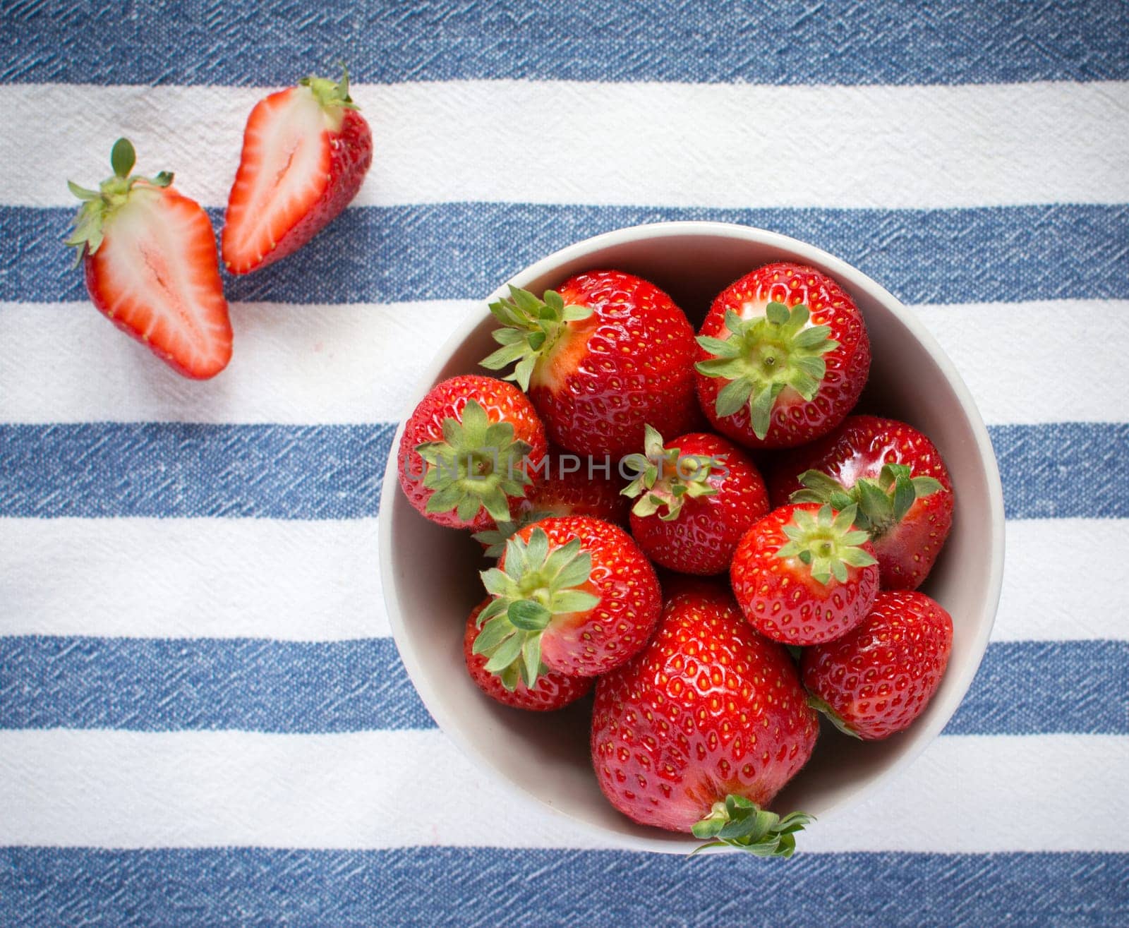 Beautiful fresh strawberries