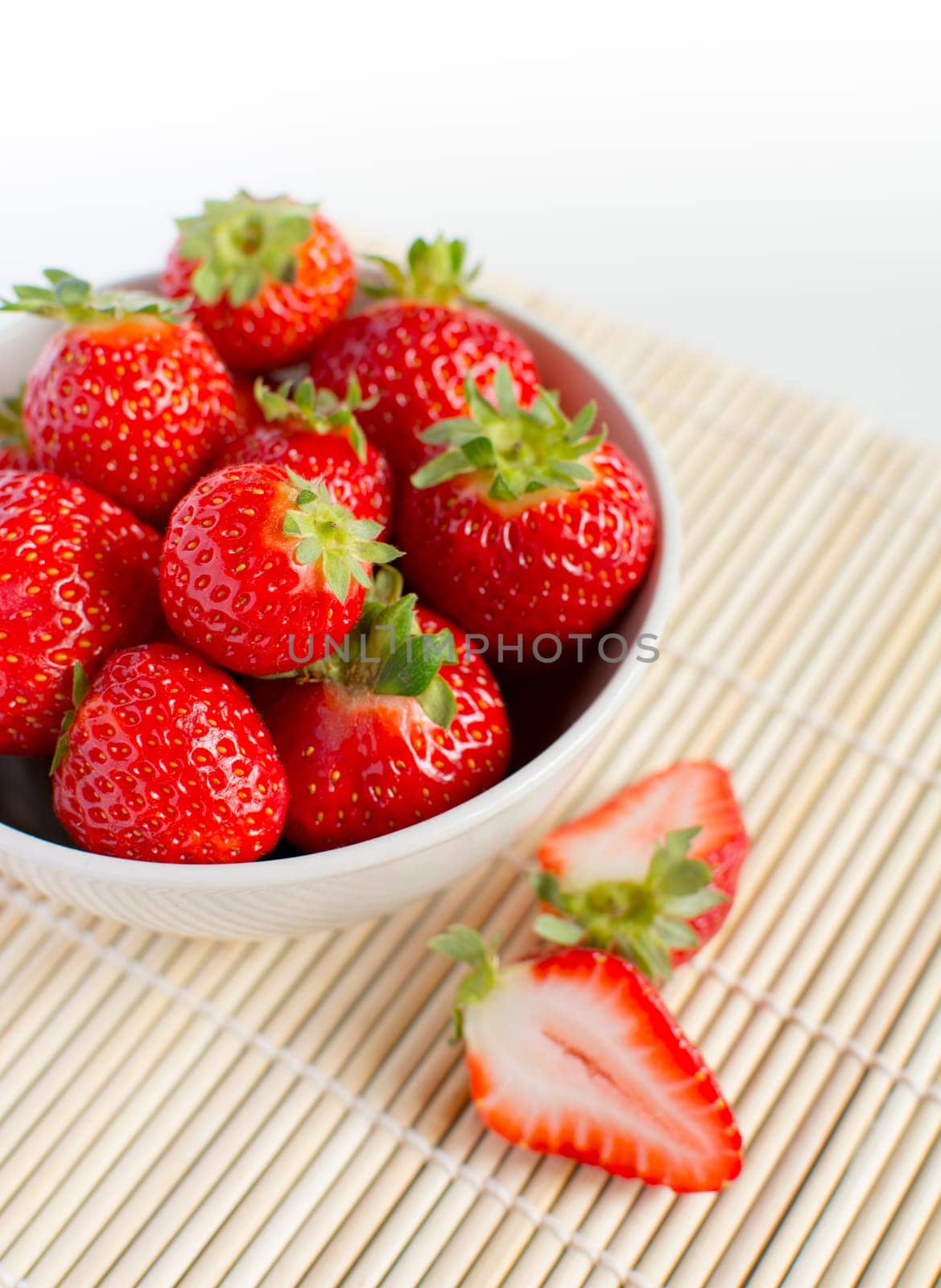 Beautiful fresh strawberries
