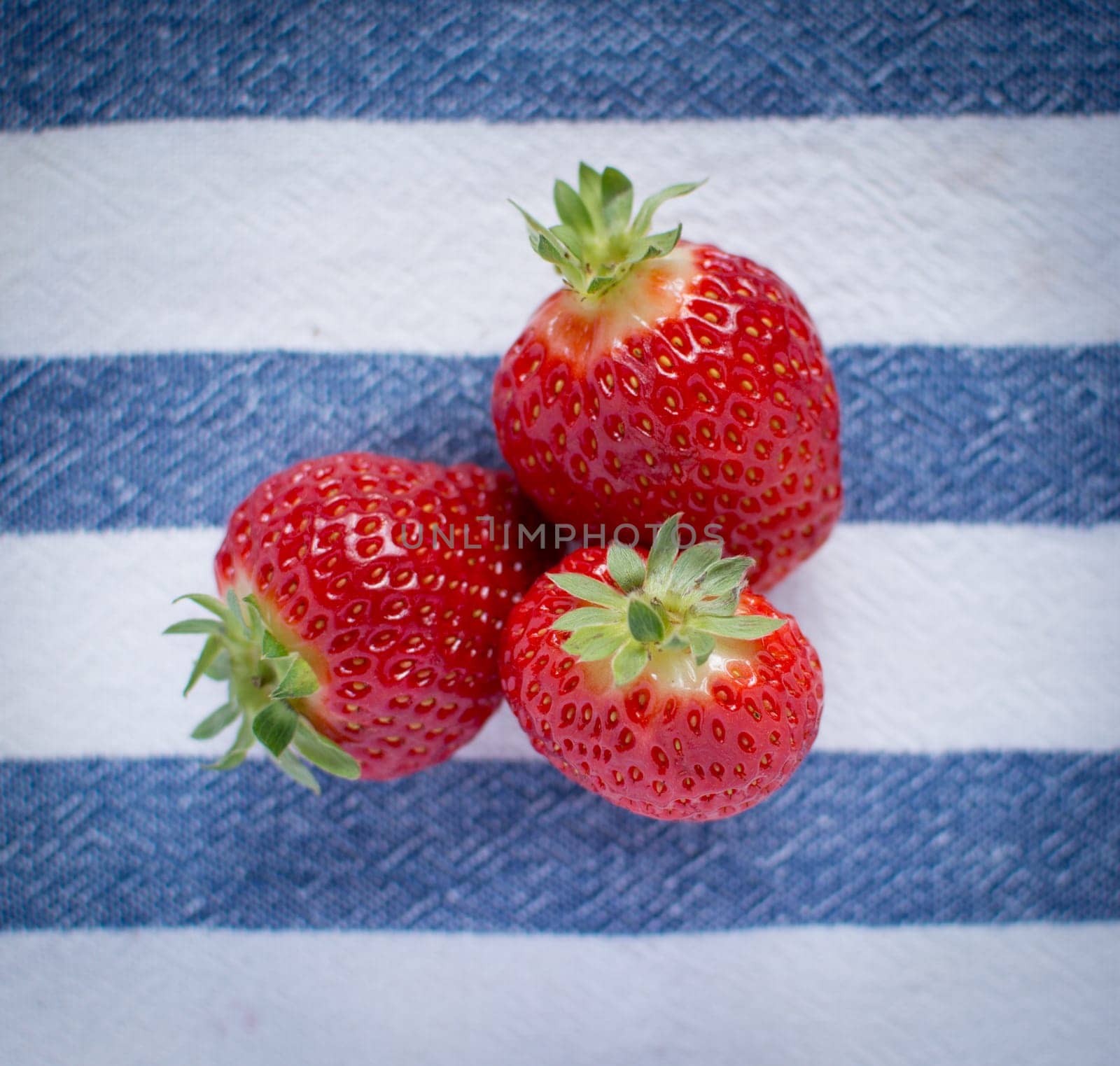 Beautiful fresh strawberries