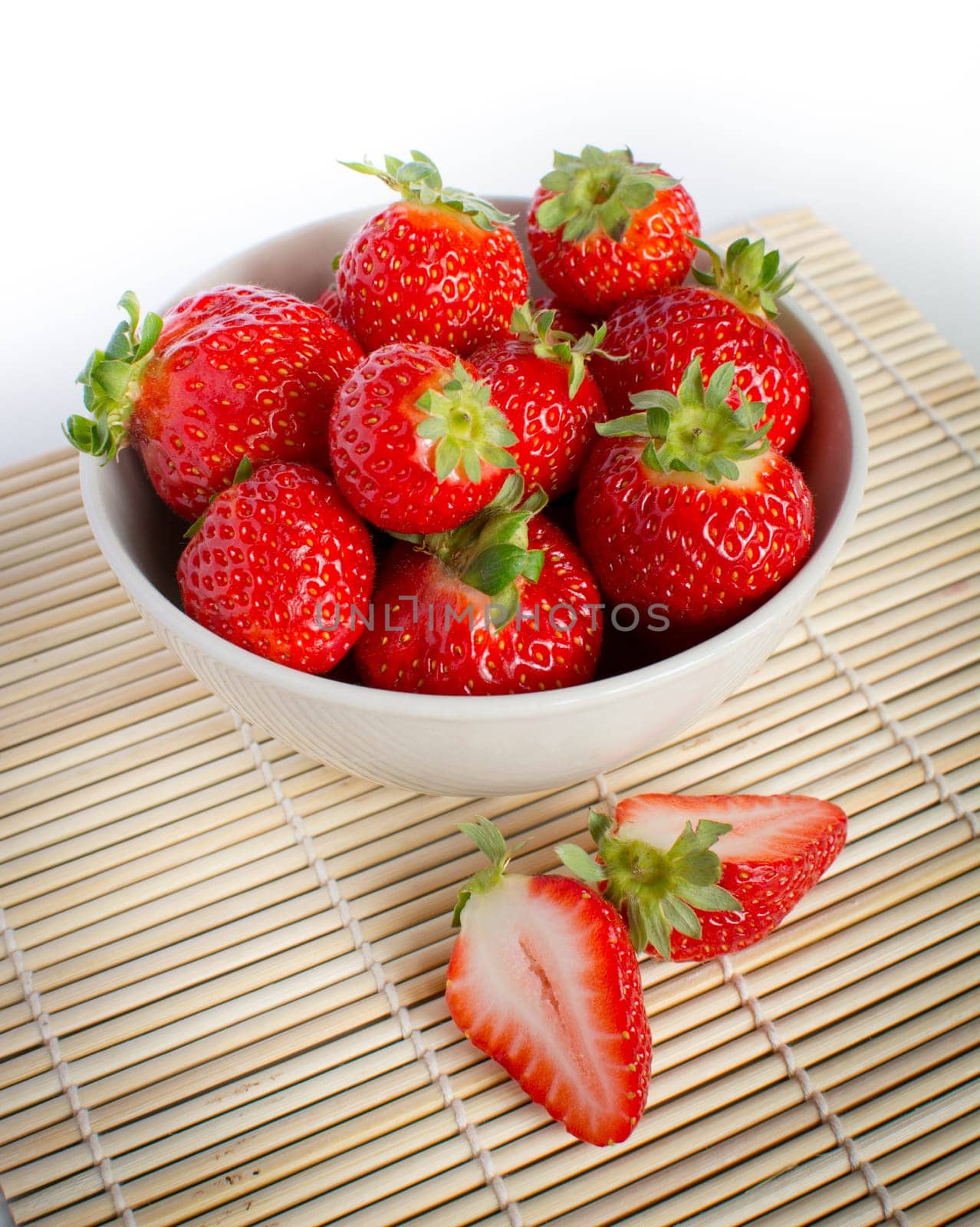 Beautiful fresh strawberries